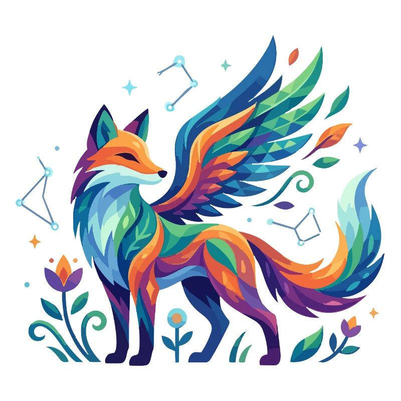 Fox Wings Color Magic