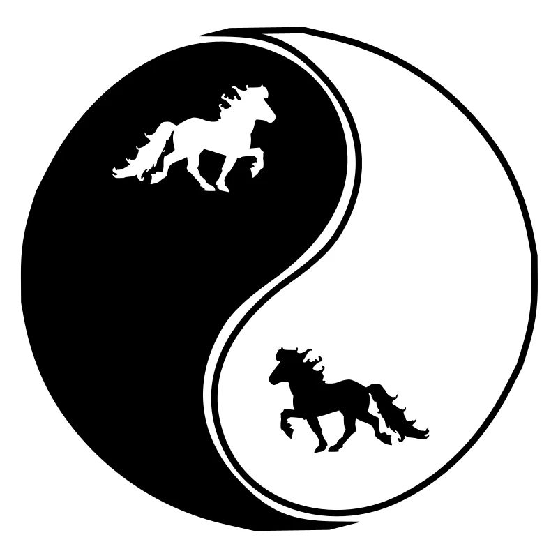 Islandpferde Yin Yang Freizeitreiten Pferd