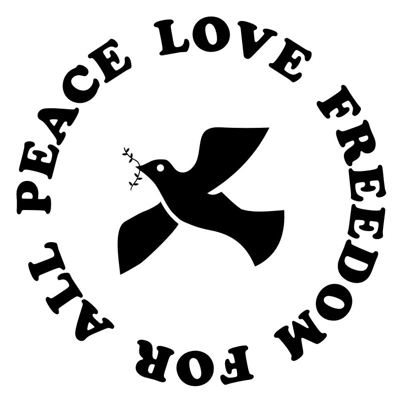 liberté d'amour de paix