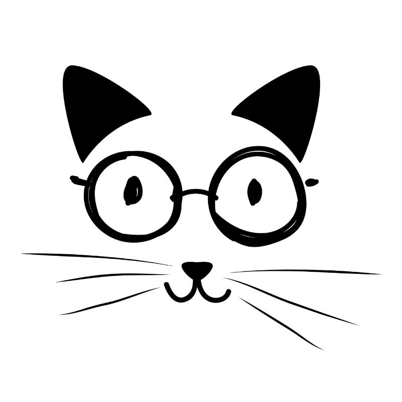 funny cat face cat kitten gift