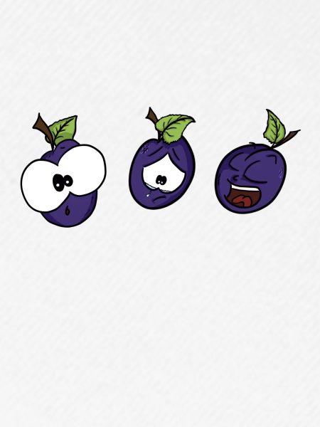 Funny plums