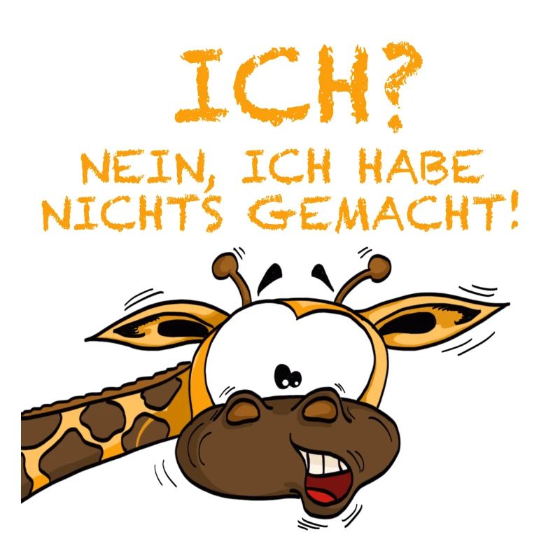 Ich war es nicht Giraffe