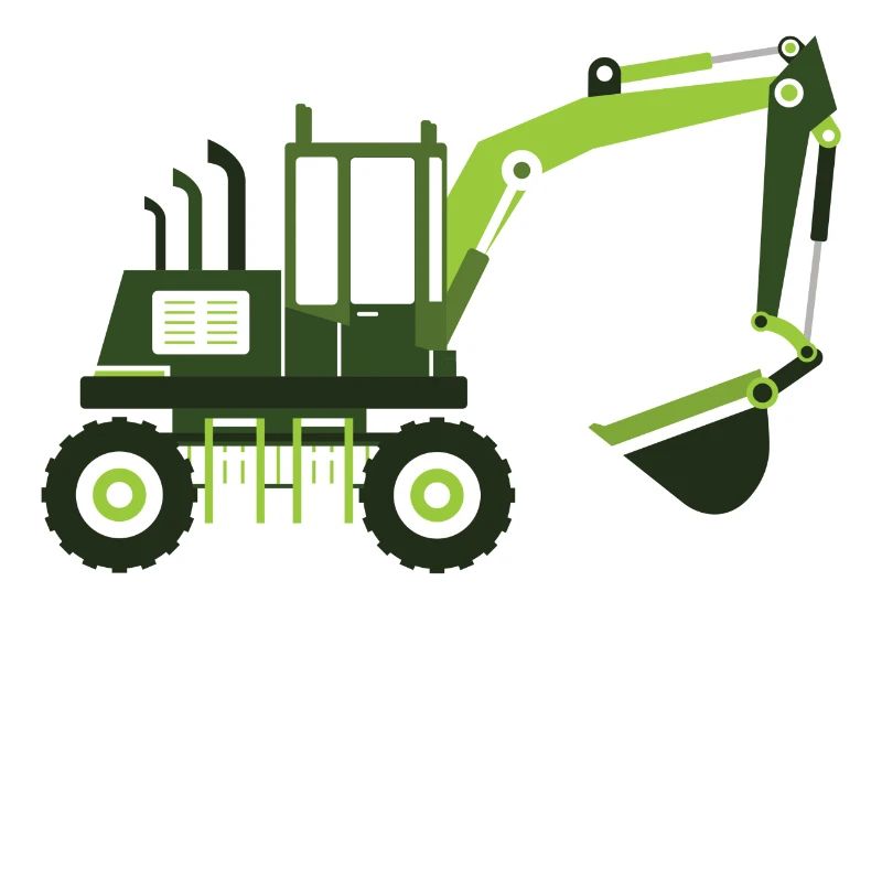 Excavator construction site crane construction trailer daycare excavator driver