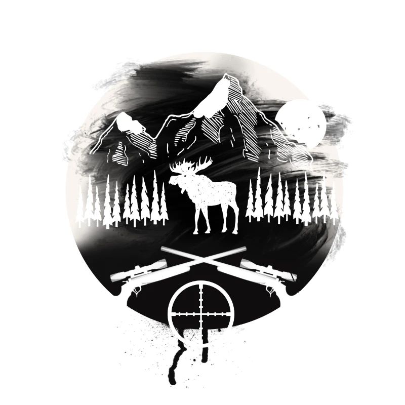 Hunter hunting elk