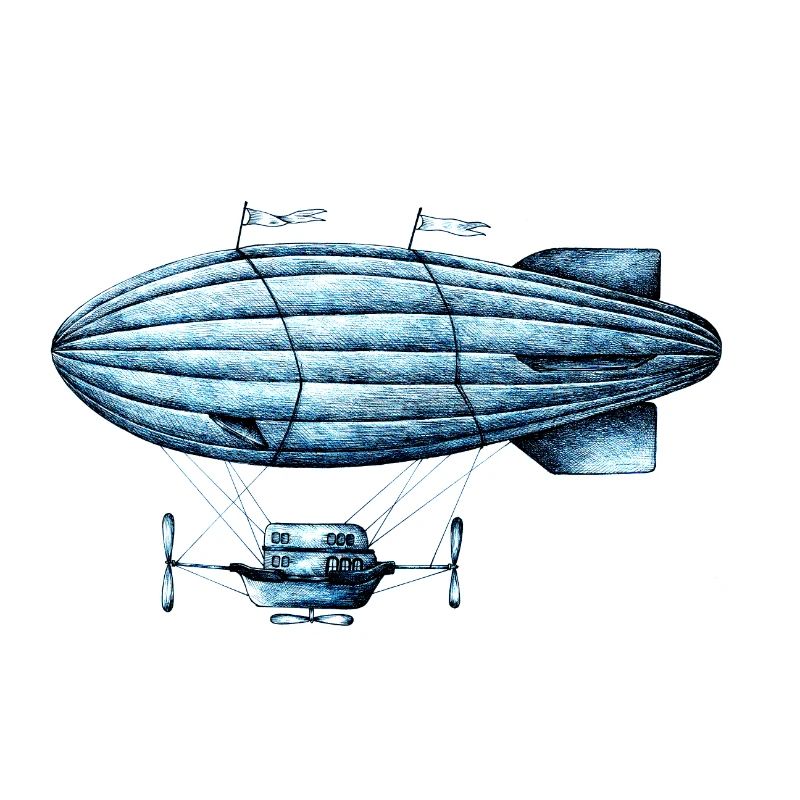 Zeppelin Étoilé Bleue