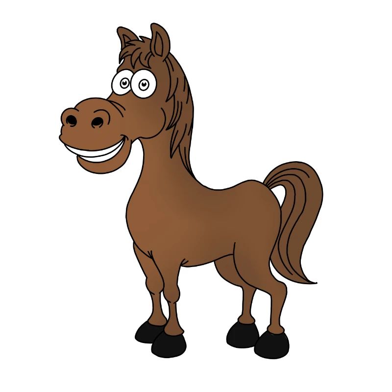 Lustiges Pferd