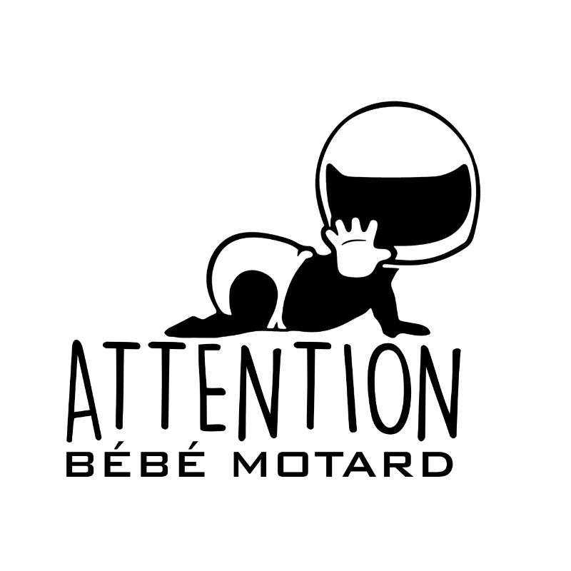 Attention bébé motard