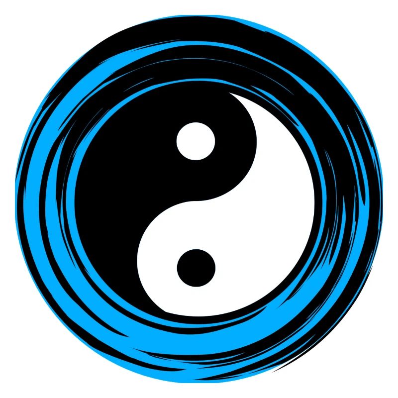Yin-yang Blue