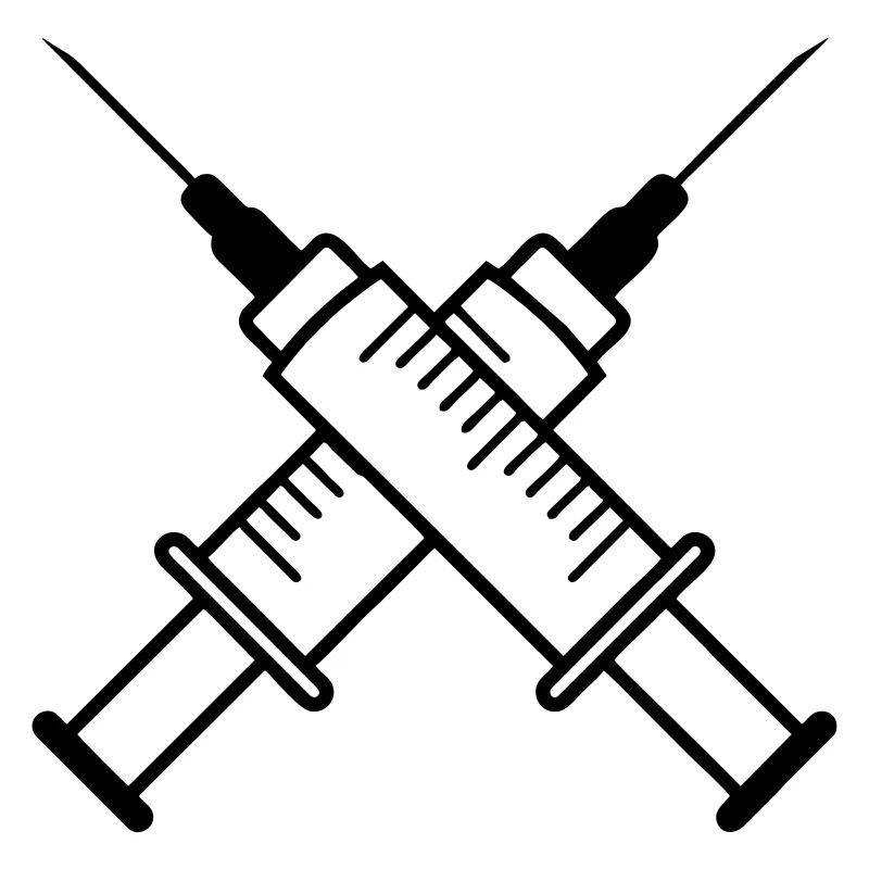 Two syringes
