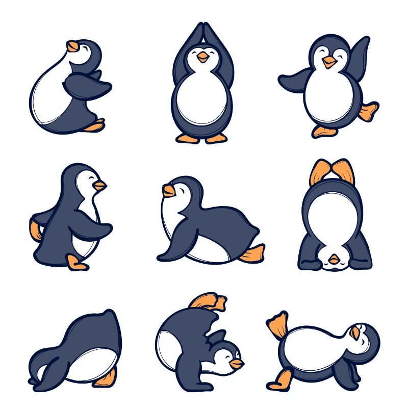 Oiseaux Piguin Pôle Sud Danse Animal Oiseau marin