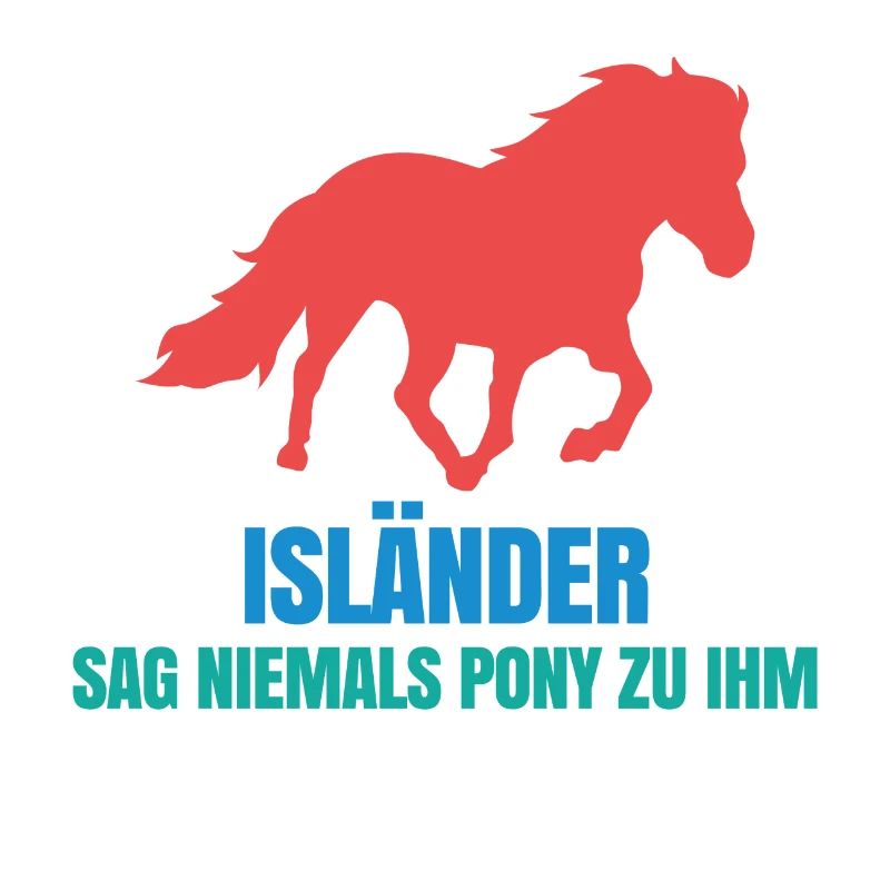 Pferde Pony Statement Islandpferde Pferdefan