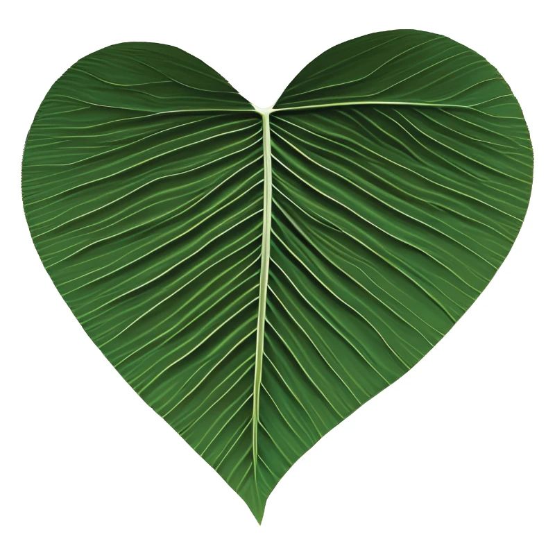 Green Leaf Heart