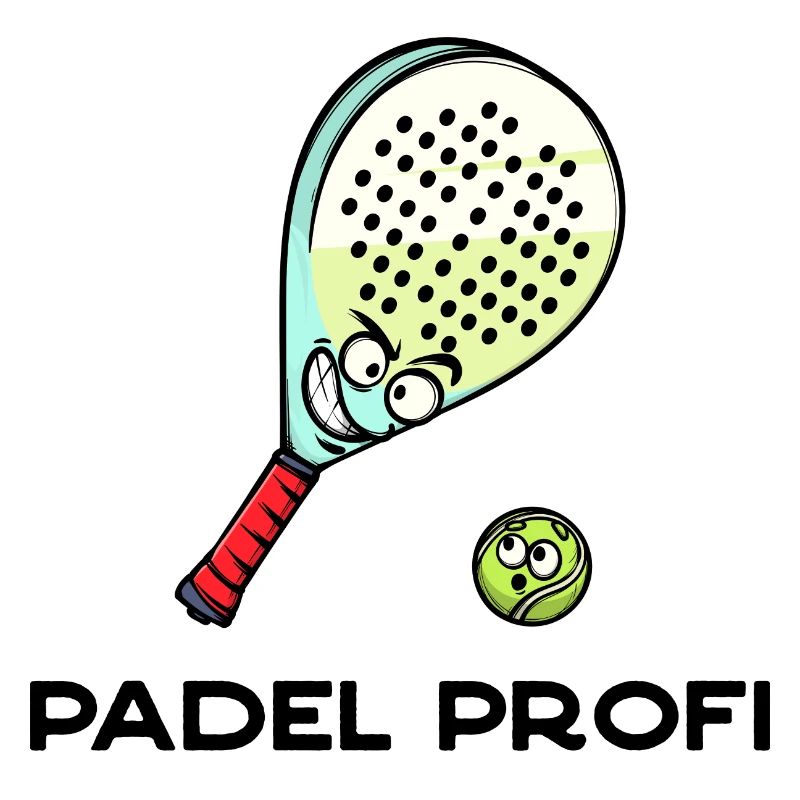 Padelspiel Spieler Statement Padel Schläger Bälle
