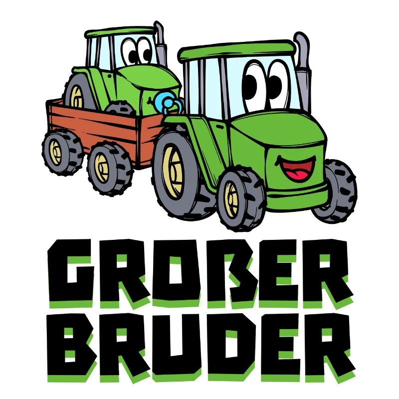 Landwirt Traktor Statement Schlepper Nutzfahrzeug