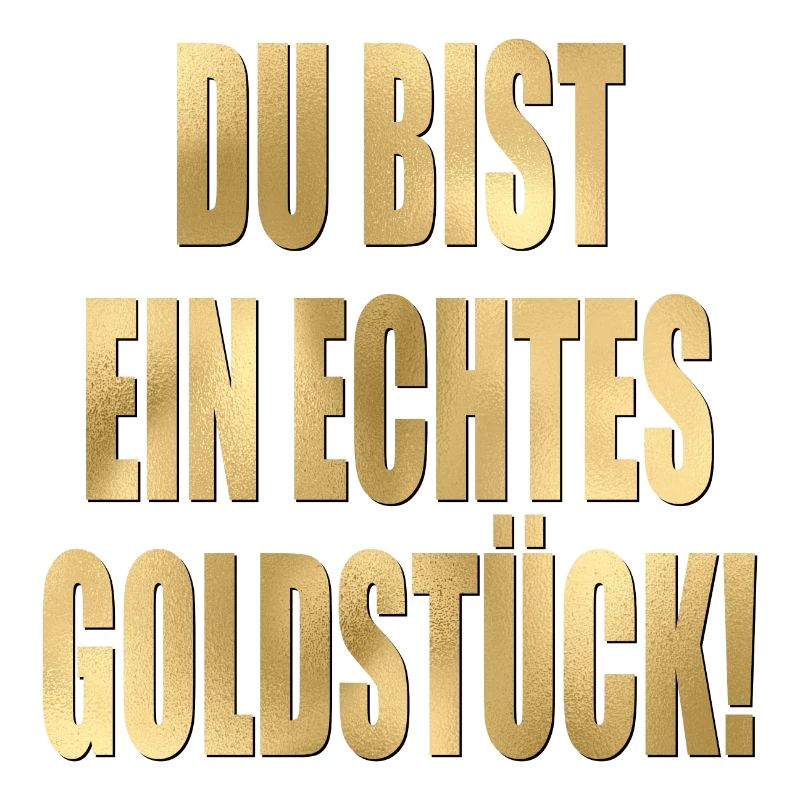 DANKESCHÖN GESCHENKE - KOMPLIMENTE GOLDSTÜCK