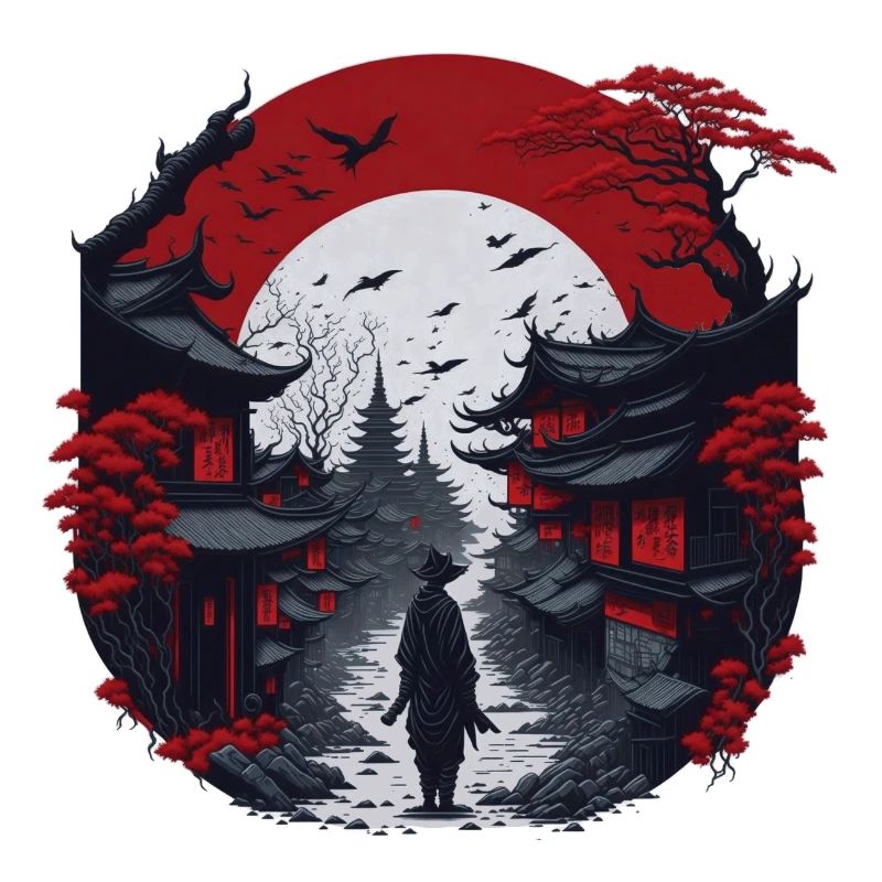 Asian village