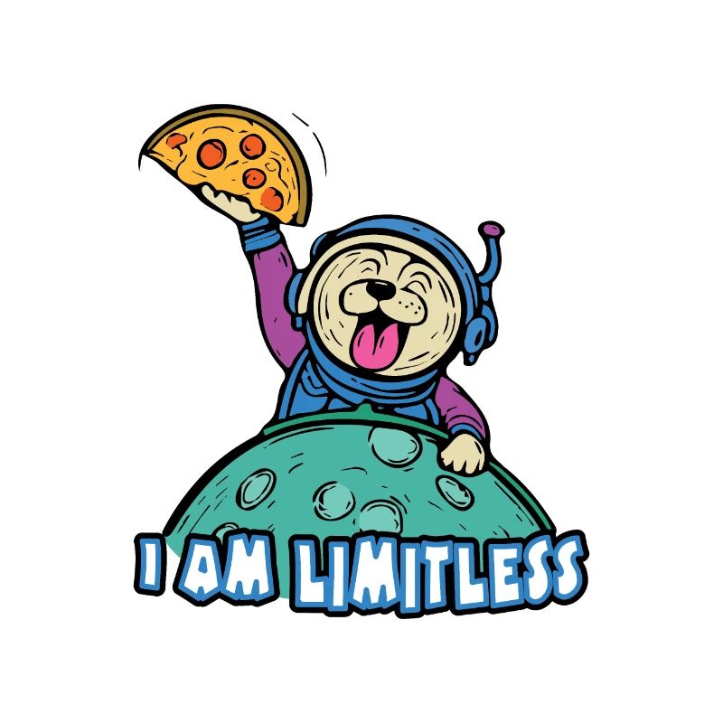 Astronaut orders pizza at Pizzeria