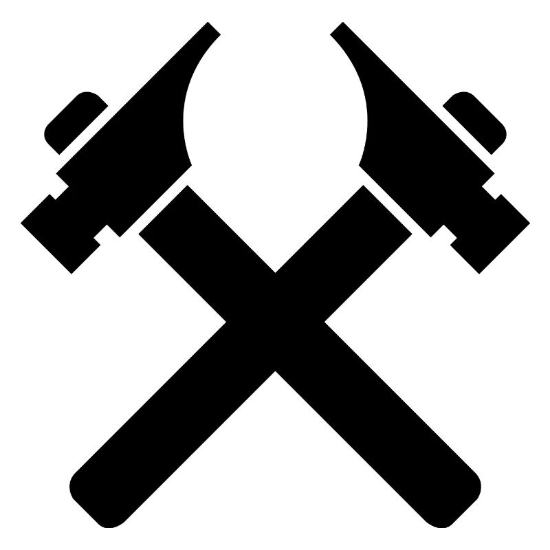 Tools Hammer Carpenter Symbol icon Logo Graphic