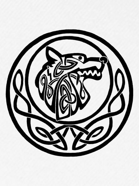 Schwarzwolf-Mondsymbol