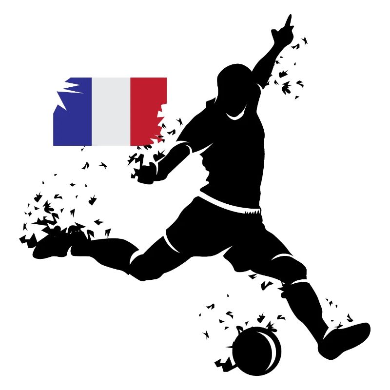 Fußball Spieler Explosion Frankreich Team EM 2024
