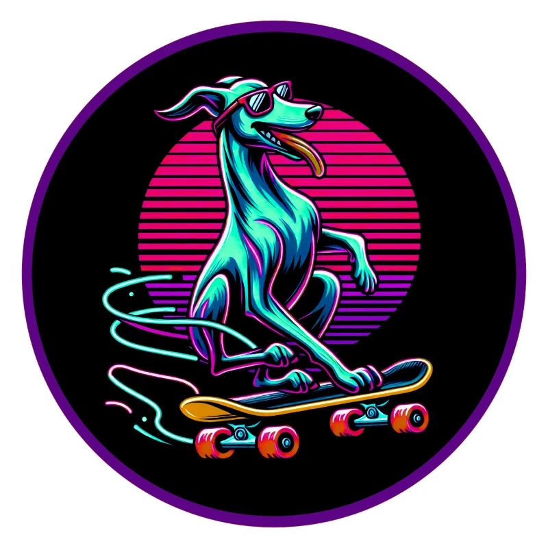 Skating Whippet