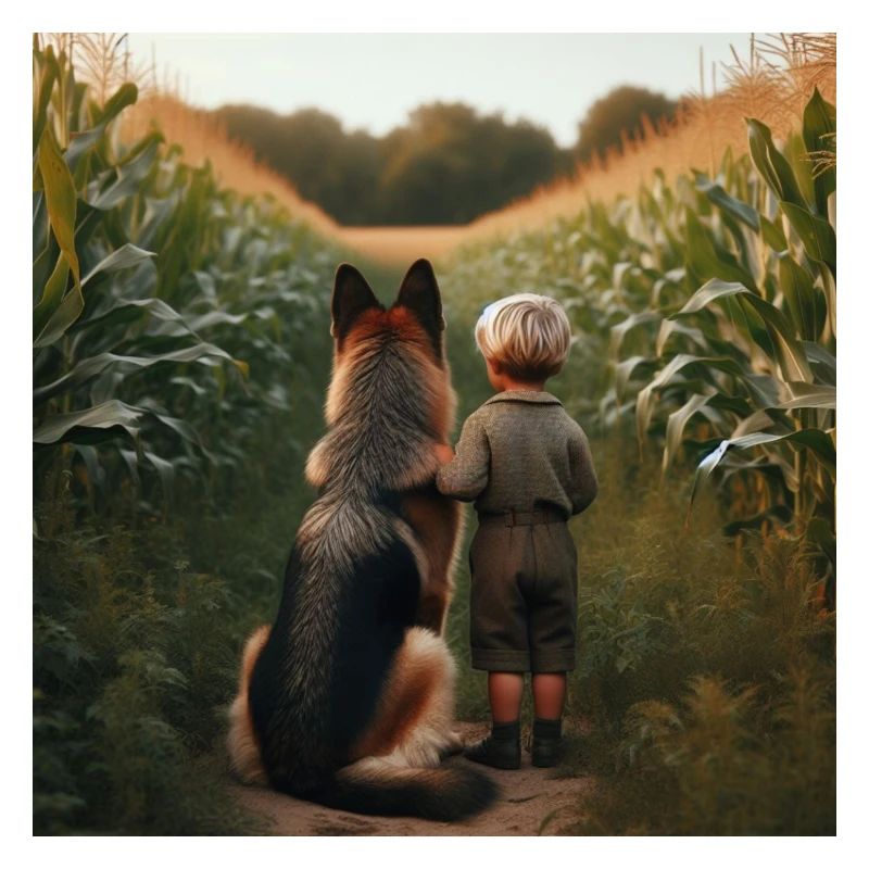 Deutscher Schäferhund Kunst