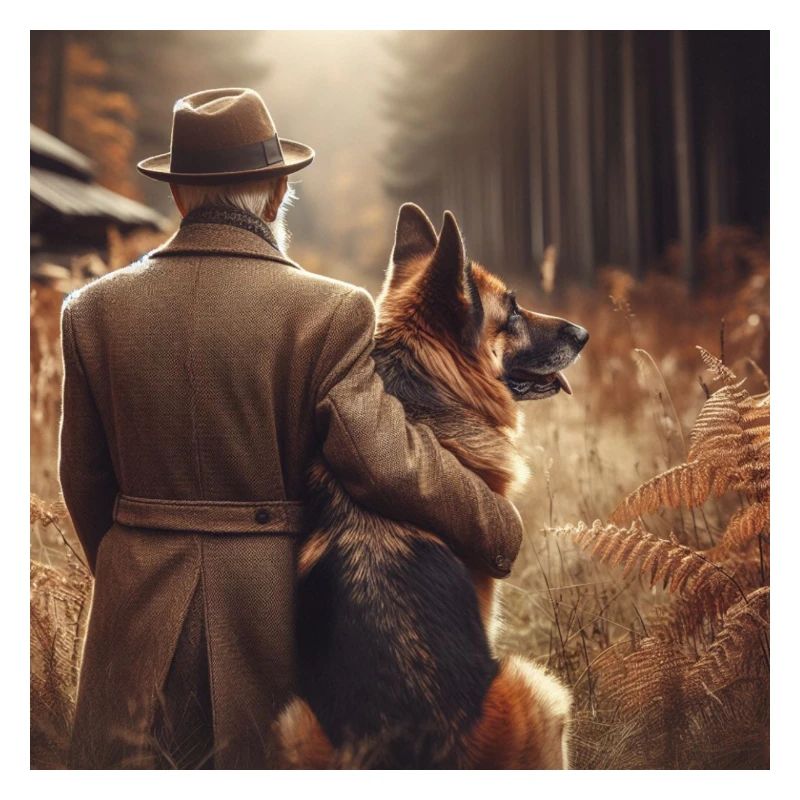 Deutscher Schäferhund Kunst
