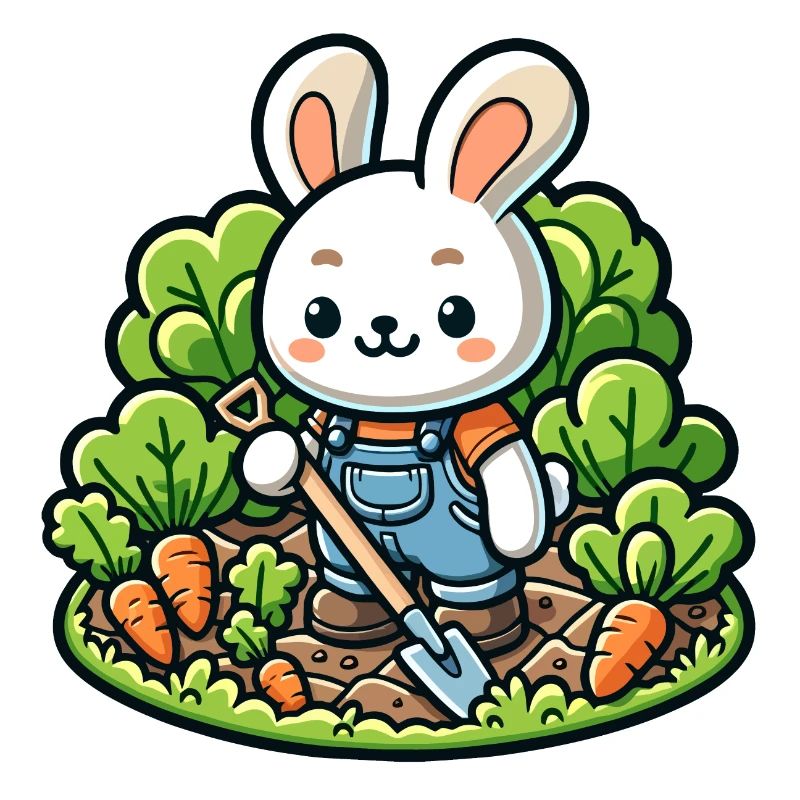 Erntetrichter: Der Gartenhase