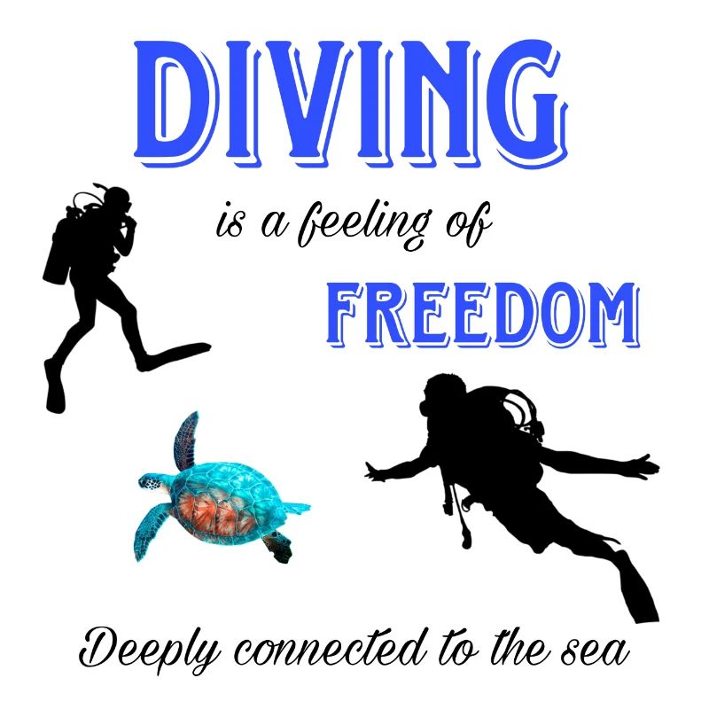 Diving Freedom Turtle