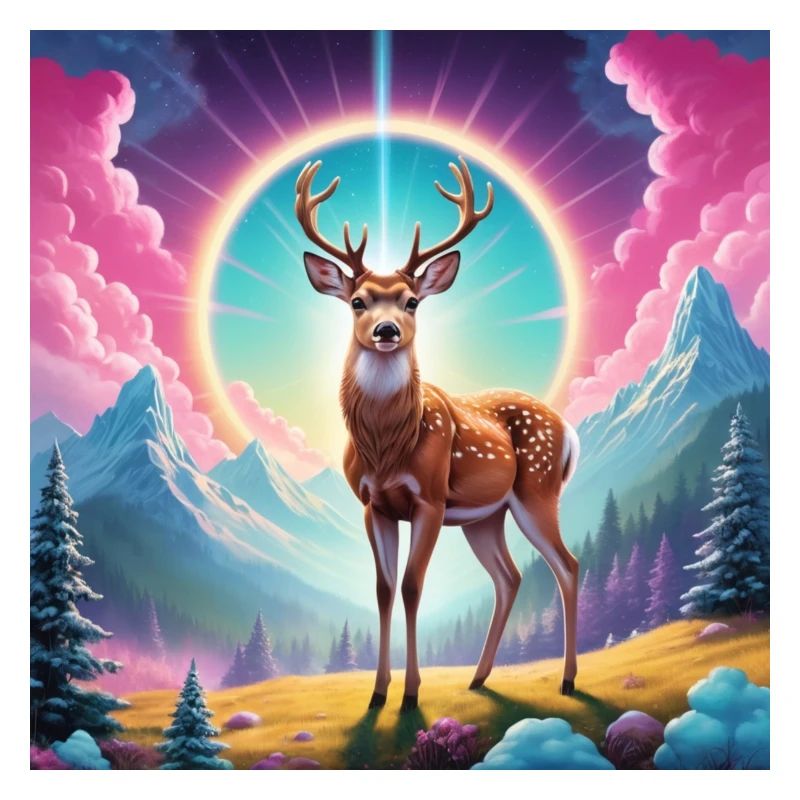 Deer on the mountain