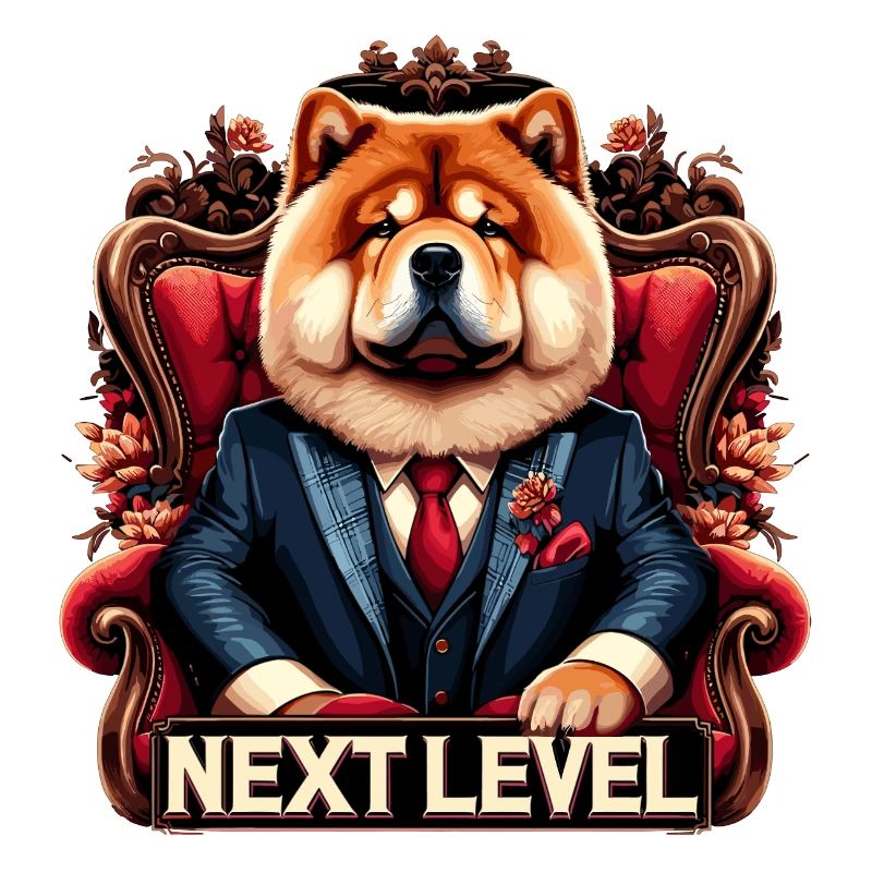 Chow Chow Next Level Königssessel Hund Geschenk