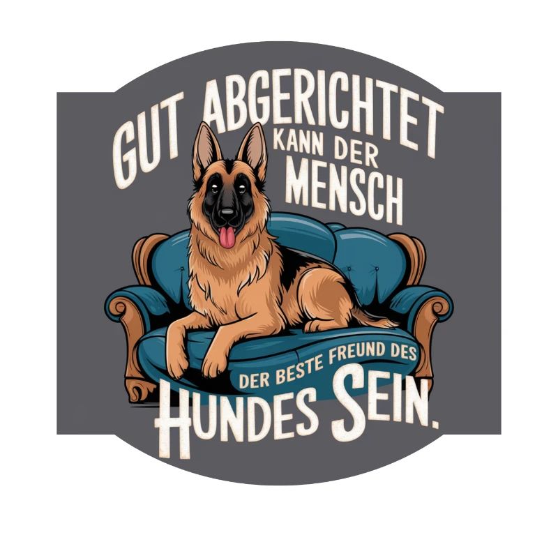 Deutscher Schäferhund der beste Freund des Hundes
