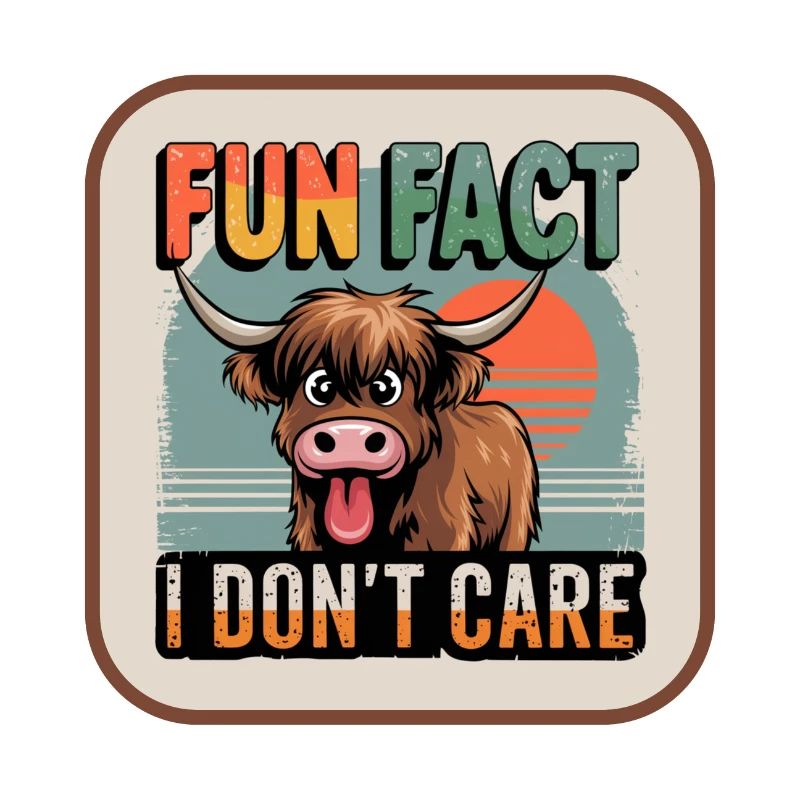 Fun Fact Cow I Don't Care