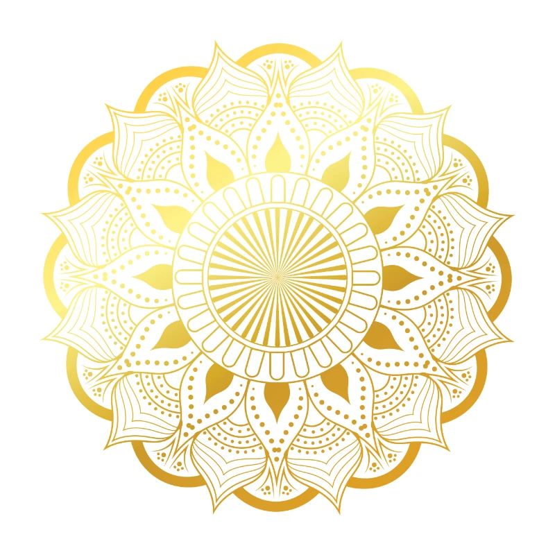 Goldenes Mandala