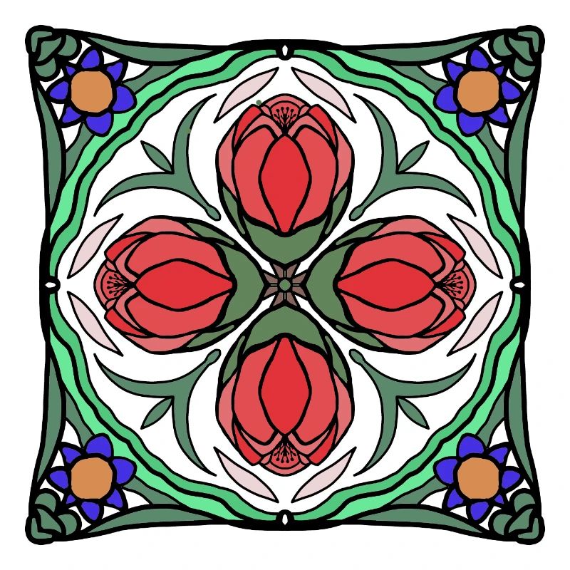 Mandala Art Déco Fleur