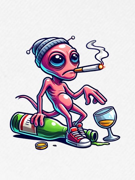 Hungover Alien