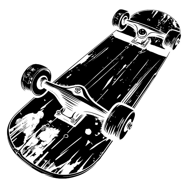 Skateboard Skizze