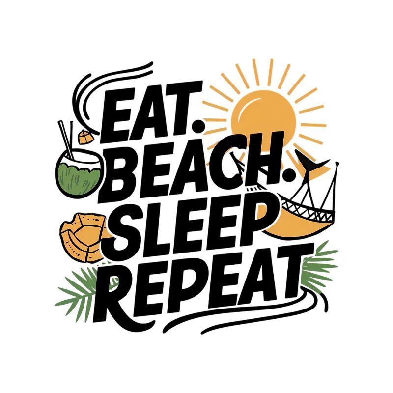 Manger dormir plage répéter