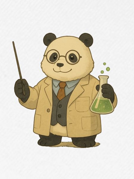 Panda-Bär Chemielehrer