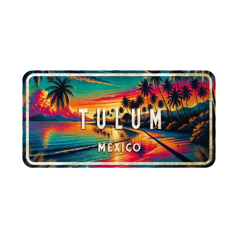 Tulum, Mexique, Coucher de soleil Design