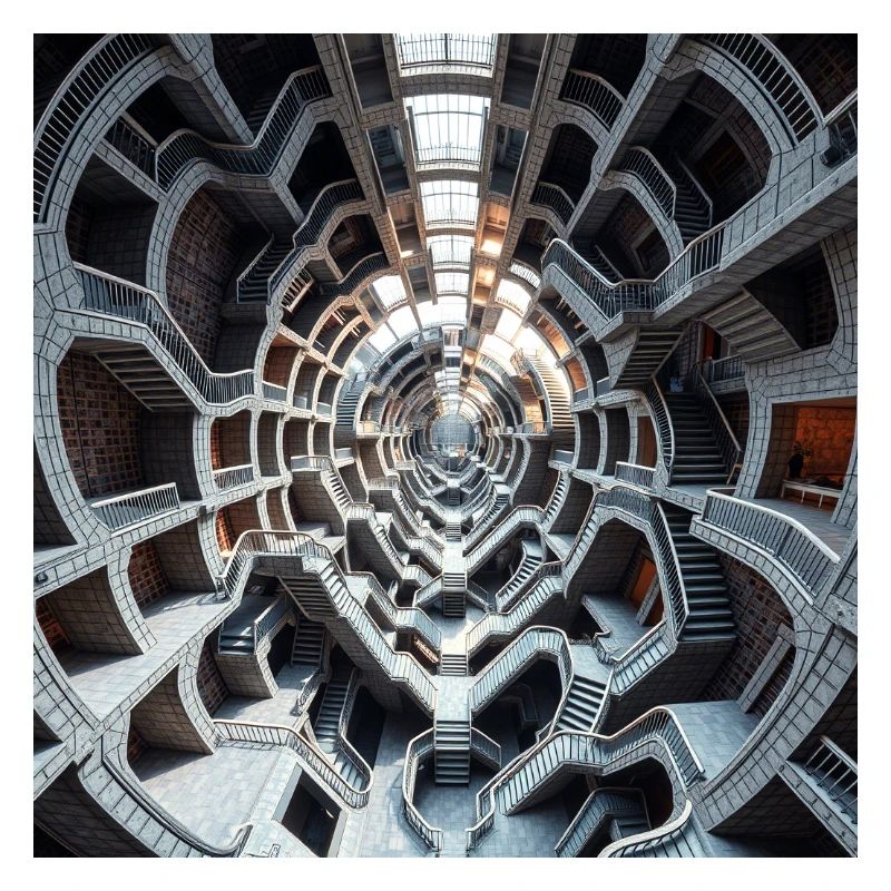 Wendeltreppen-Atrium