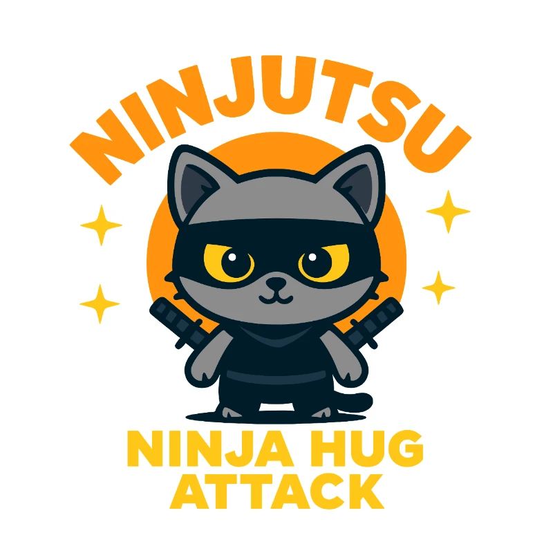 Ninja Katzen Attacke