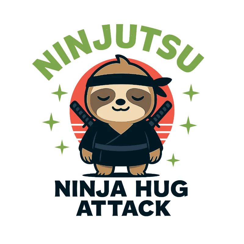 Ninja Cuddle Sloth HugAttack
