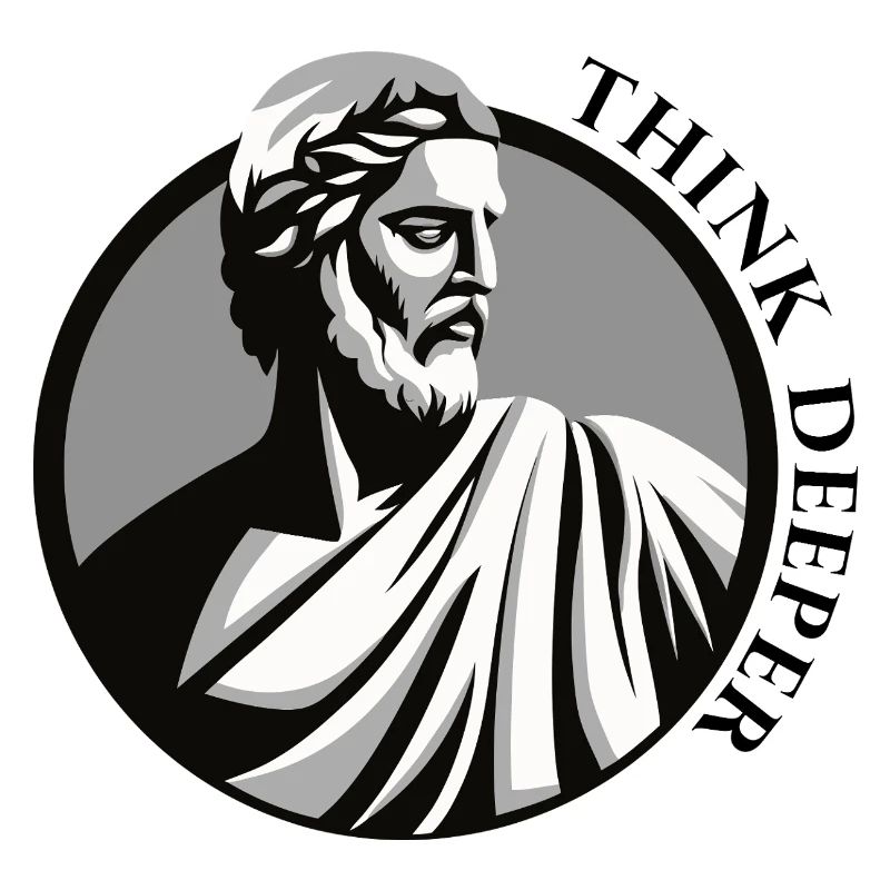 Classic Greek Philosopher | "Think Deeper" | Stoic