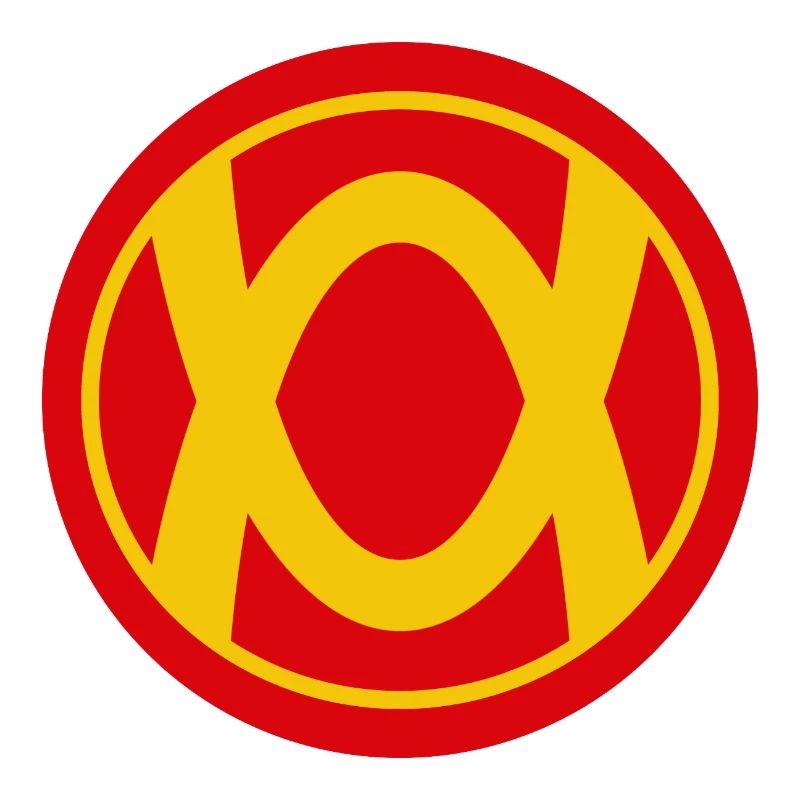Retro Superhelden Emblem Design