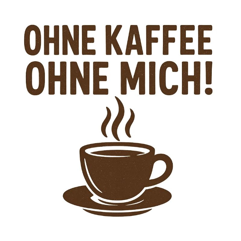 Ohne KAFFEE ohne MICH!