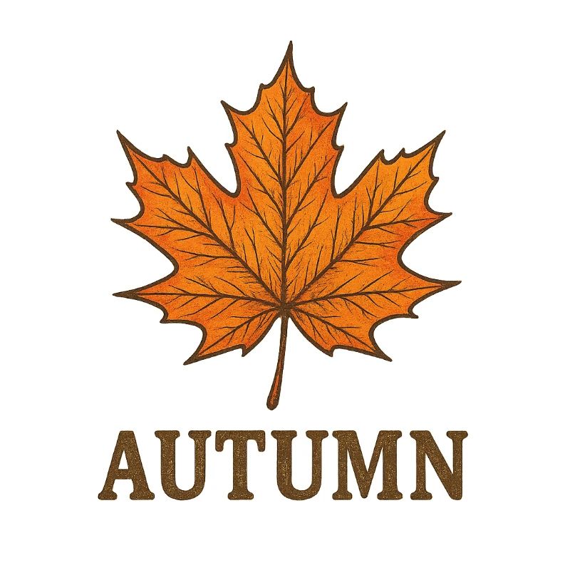 Autumn Maple Leaf – Fall Season Nature Design