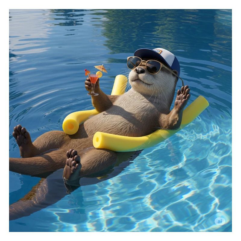 Loutre en vacances