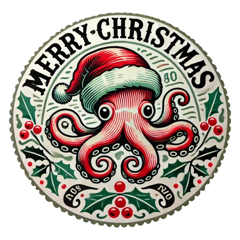 Conception du Père Noël Octopus