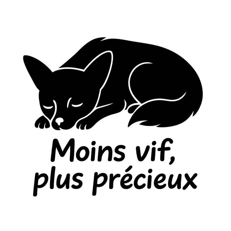 Sleeping Dog with Less Vivid Text